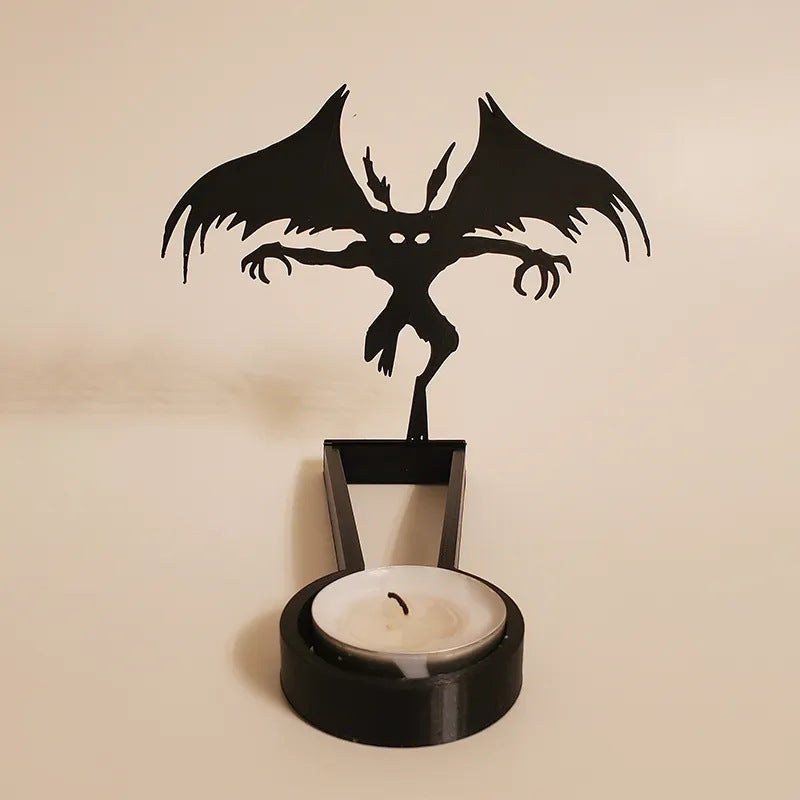 Shadow Candle Stand | Gothic Silhouette Decor