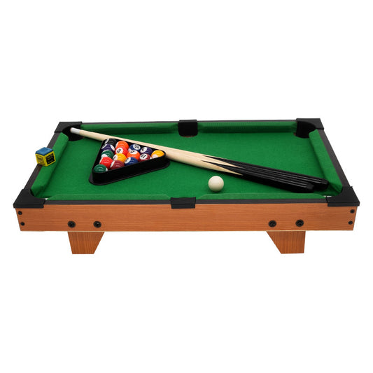 Mini Billiards Table for Kids – Foldable Wooden Pool Table Toy Set with Cues & Balls
