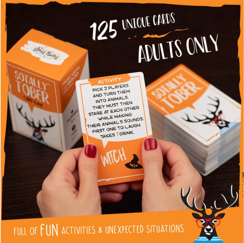 Sotally Tober – Hilarious Adult Drinking Card Game for Parties & Game Nights