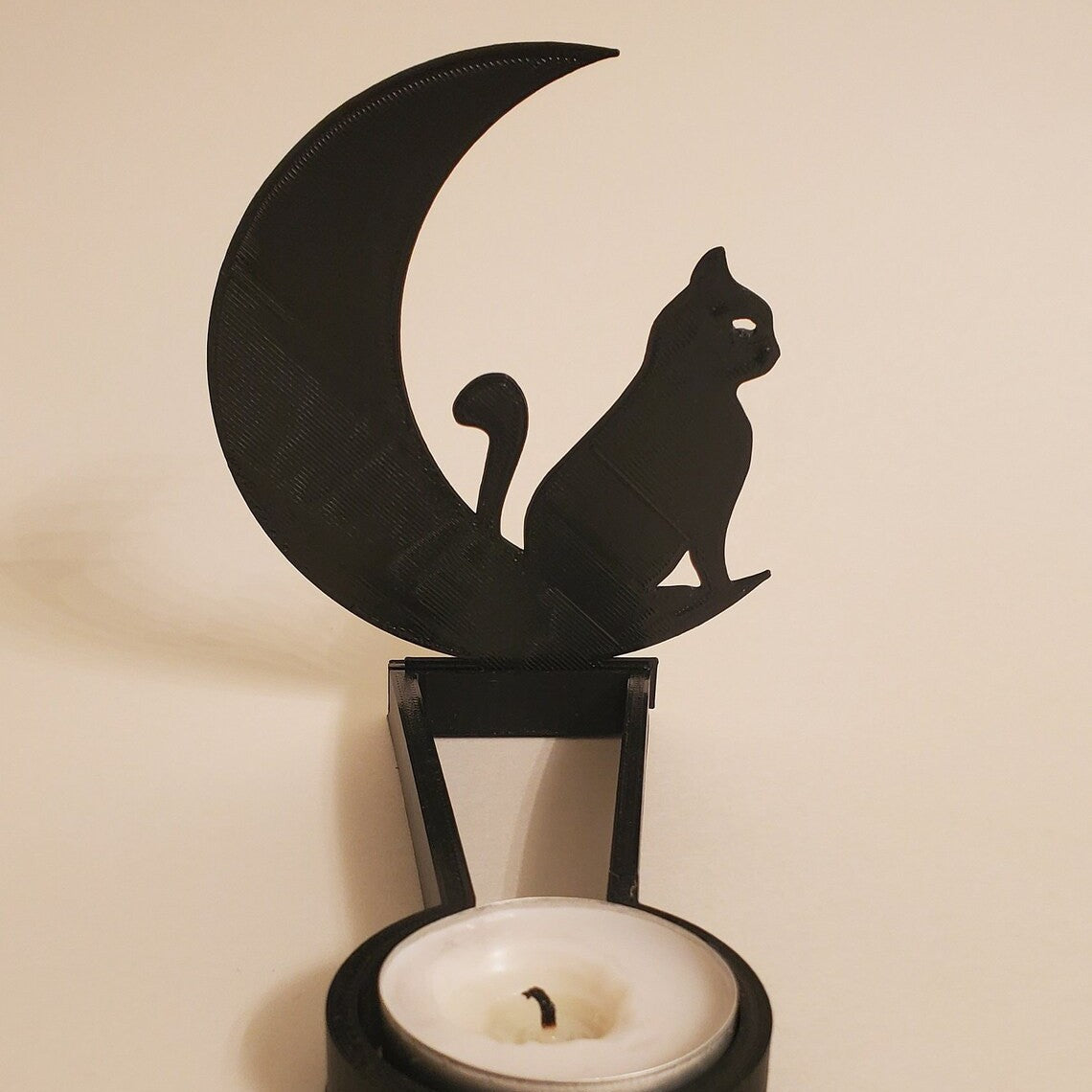 Shadow Candle Stand | Gothic Silhouette Decor