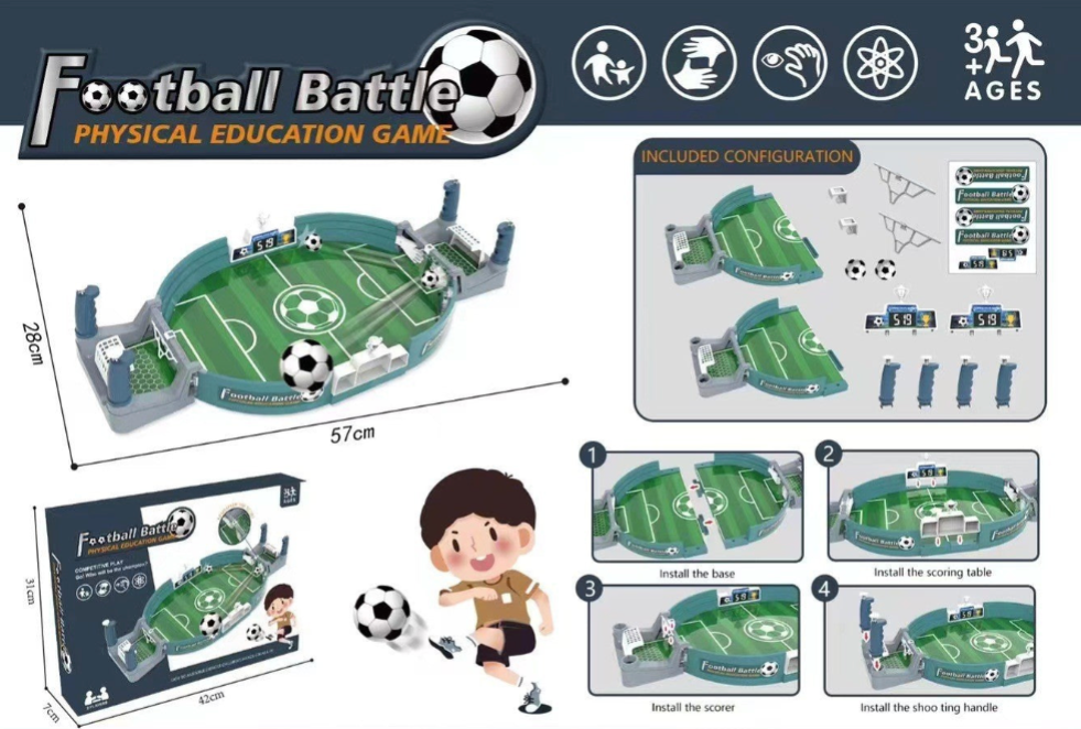2-Player Table Soccer Game – Fun Interactive Football Match Toy