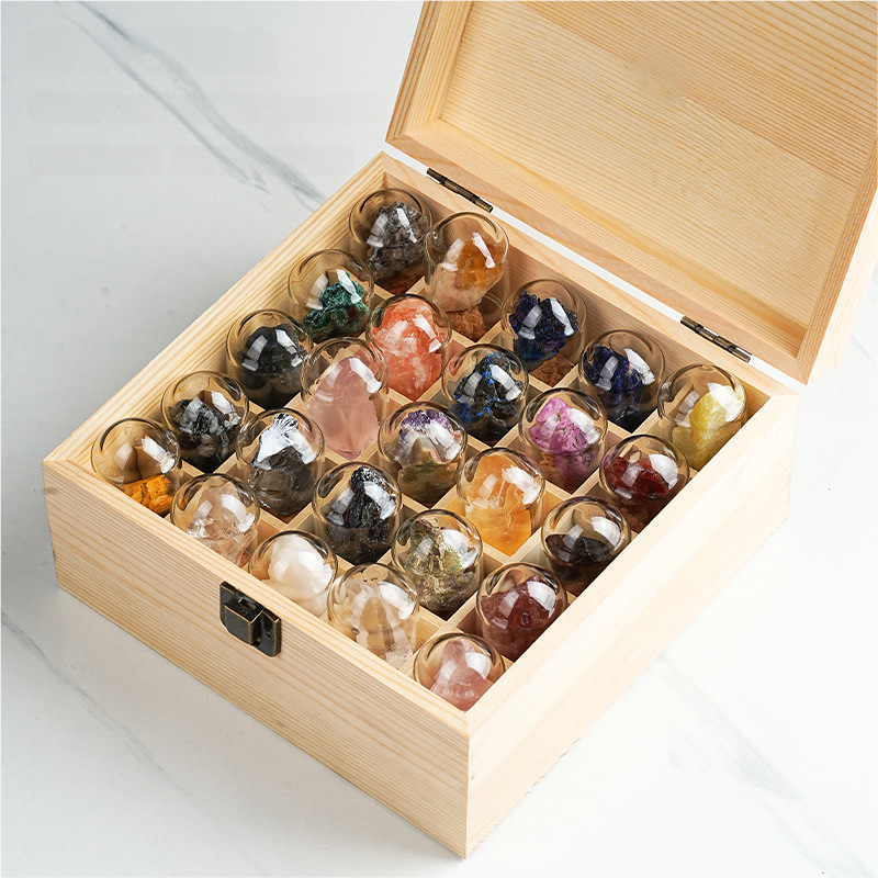 Natural Crystal & Gemstone Collection Set – Healing Stones, Mineral Rock Kit for Decor & Gift