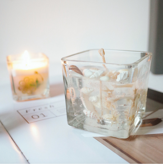 Soft Jelly Wax DIY Candle Kit – Crystal-Clear Candle Set