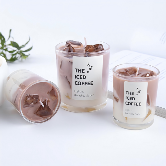 Iced Coffee Candle – Café-Inspired Scented Jar