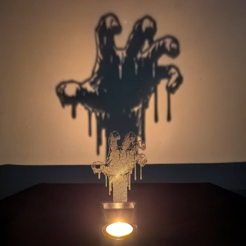 Shadow Candle Stand | Gothic Silhouette Decor
