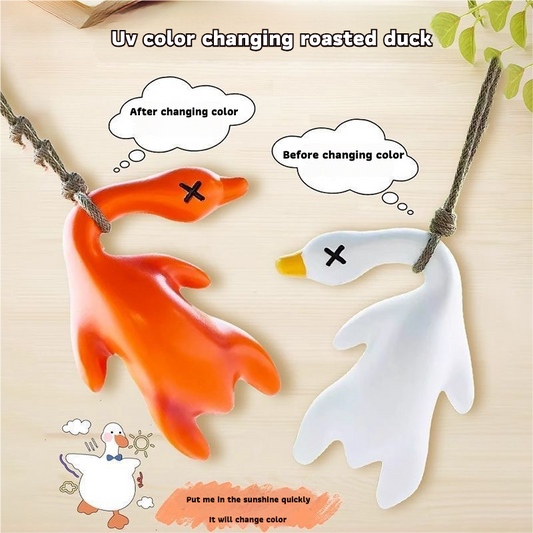 Color-Changing Roast Duck Trendy Pendant