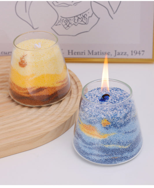 DIY Sand Art Candle Kit – Layered Colors & Scented Creativity