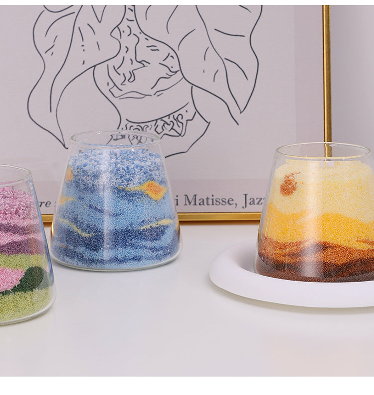 DIY Sand Art Candle Kit – Layered Colors & Scented Creativity