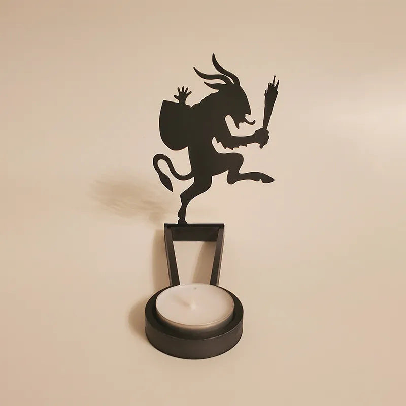 Shadow Candle Stand | Gothic Silhouette Decor