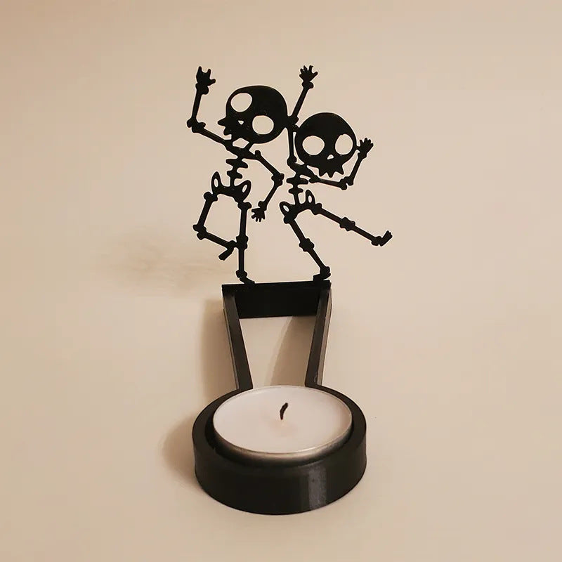 Shadow Candle Stand | Gothic Silhouette Decor
