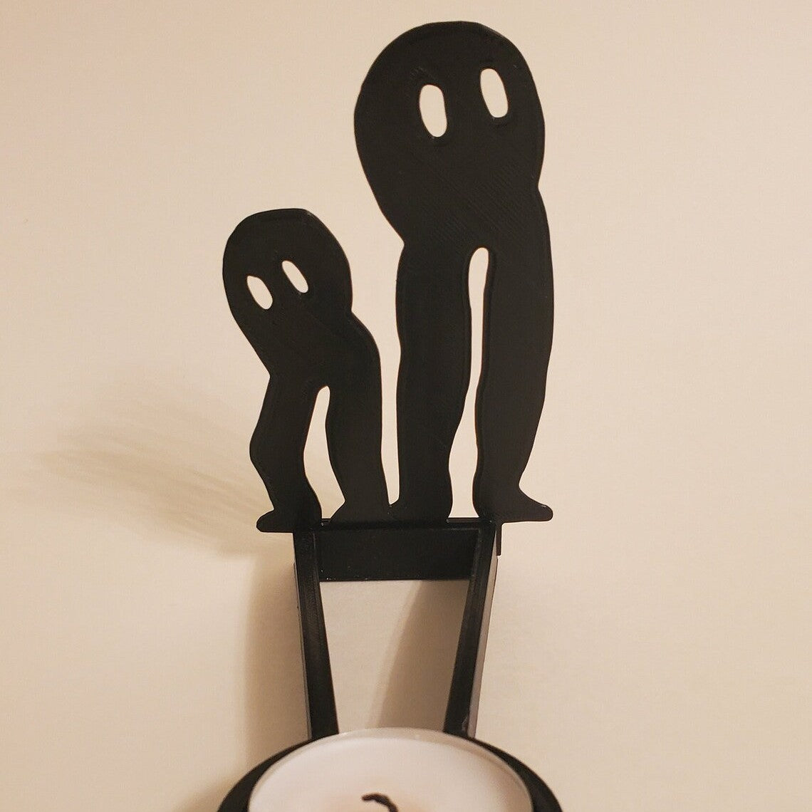 Shadow Candle Stand | Gothic Silhouette Decor