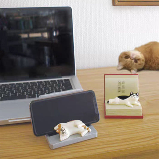 Calico Cat Resin Phone Stand