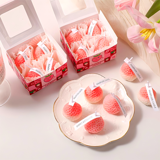 🍓 Strawberry Shaped Scented Candle