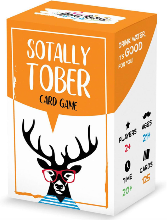 Sotally Tober – Hilarious Adult Drinking Card Game for Parties & Game Nights