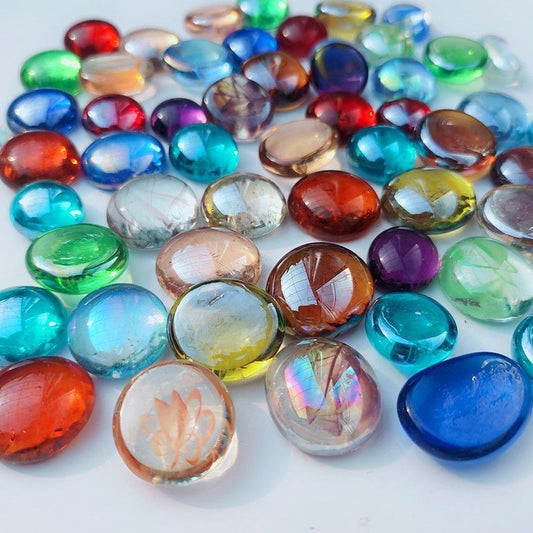 Coloured Decorative Stones (100pcs) – DIY Candle Embedding Gems