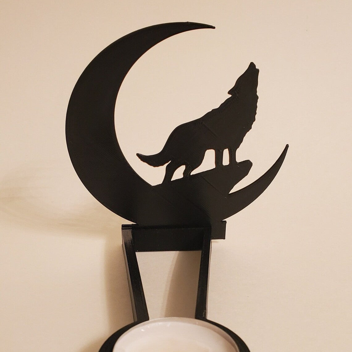 Shadow Candle Stand | Gothic Silhouette Decor