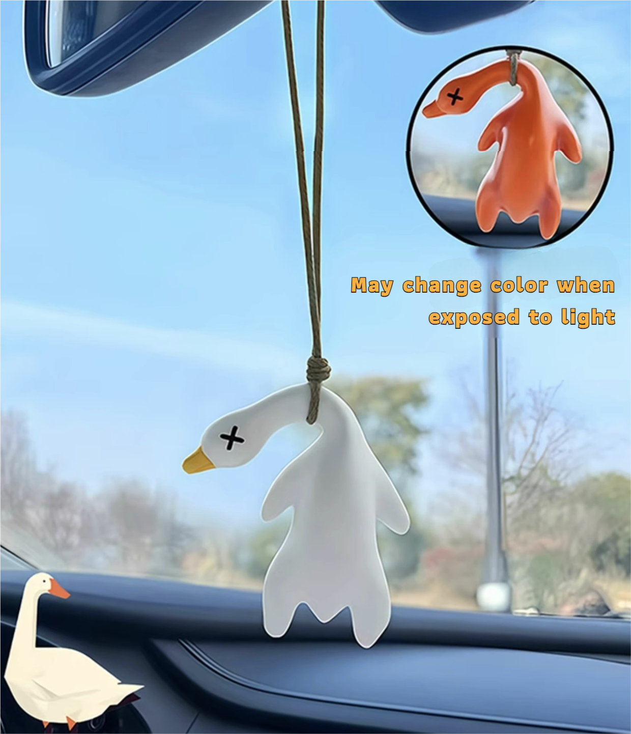 Color-Changing Roast Duck Trendy Pendant
