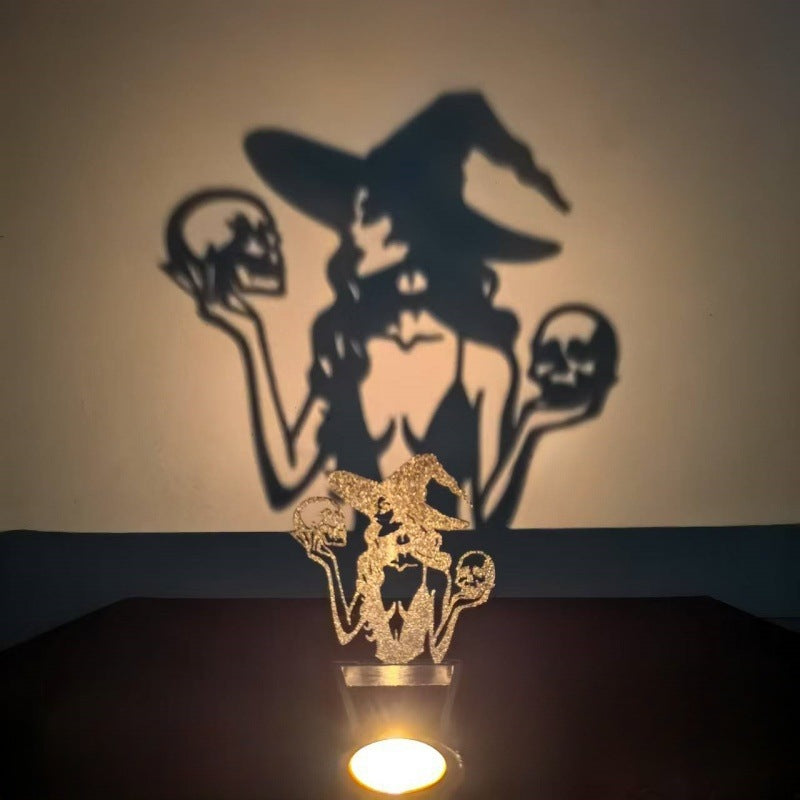 Shadow Candle Stand | Gothic Silhouette Decor