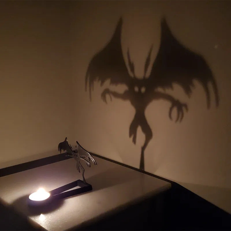 Shadow Candle Stand | Gothic Silhouette Decor