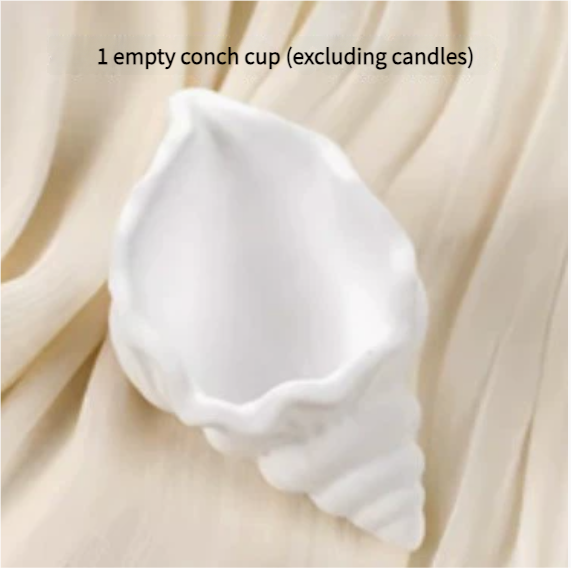 Seashell Gel Candle – Handmade Ocean-Inspired Decorative Candle