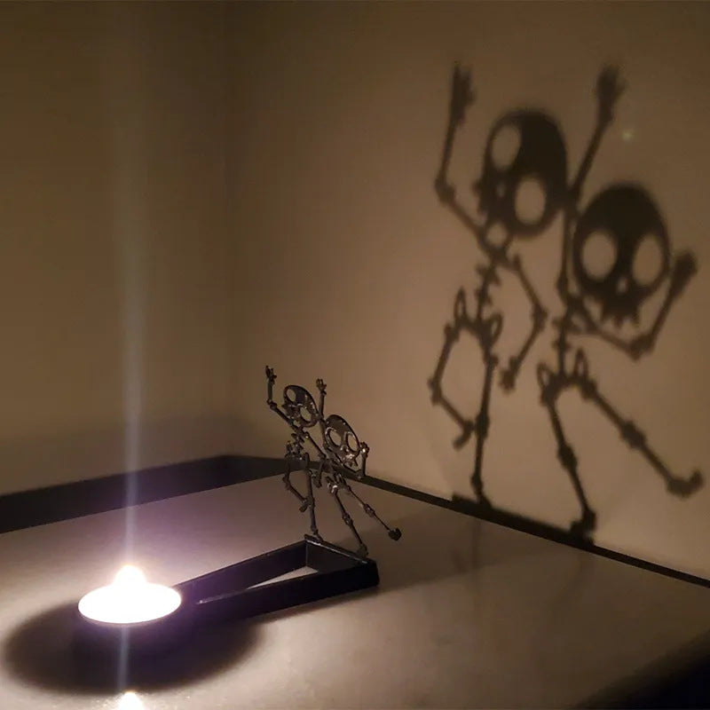 Shadow Candle Stand | Gothic Silhouette Decor