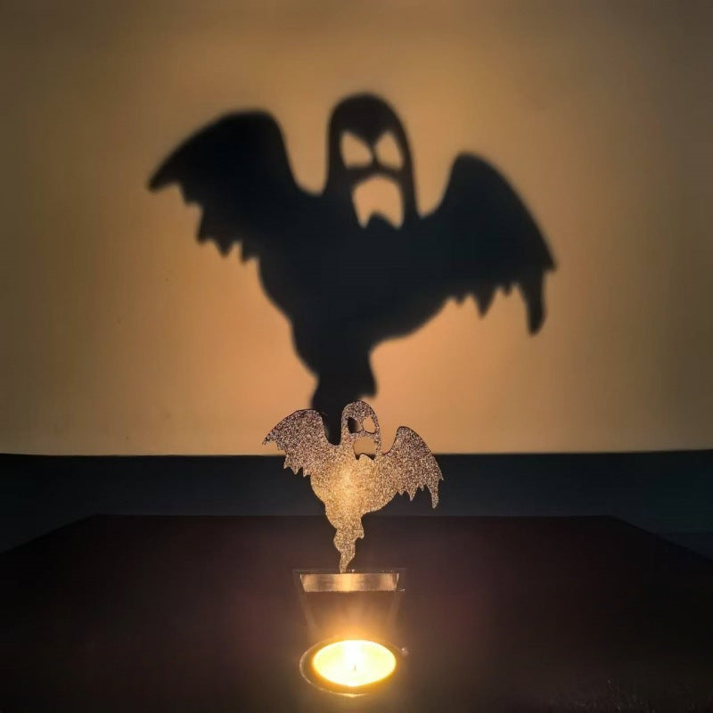 Shadow Candle Stand | Gothic Silhouette Decor