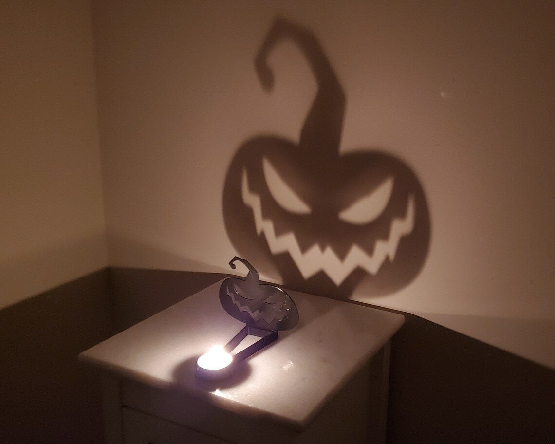 Shadow Candle Stand | Gothic Silhouette Decor