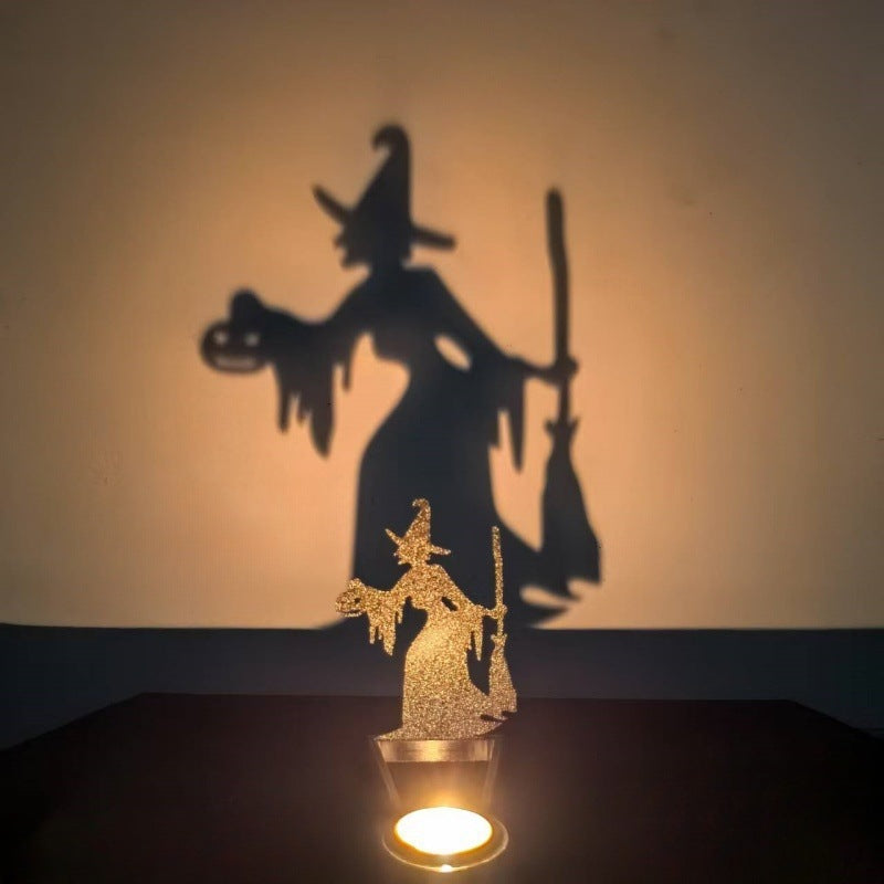 Shadow Candle Stand | Gothic Silhouette Decor