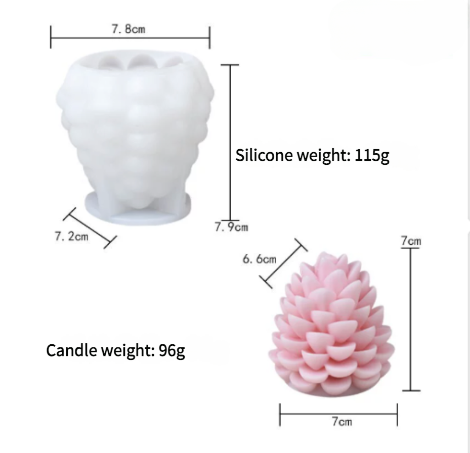 DIY Candle Silicone Mold – Flexible & Reusable for Creative Designs